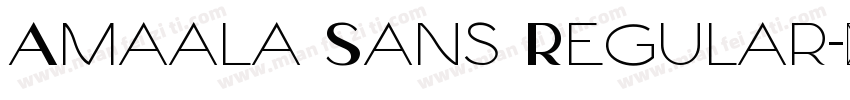 Amaala Sans Regular字体转换